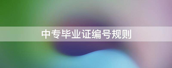2003年中專畢業(yè)證編號(hào)是幾位數(shù) 2003年中專畢業(yè)證編號(hào)是幾位數(shù)