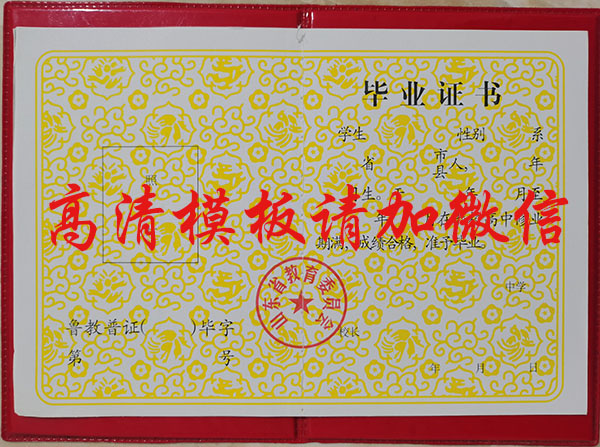 聊城莘縣高中畢業證編碼規則