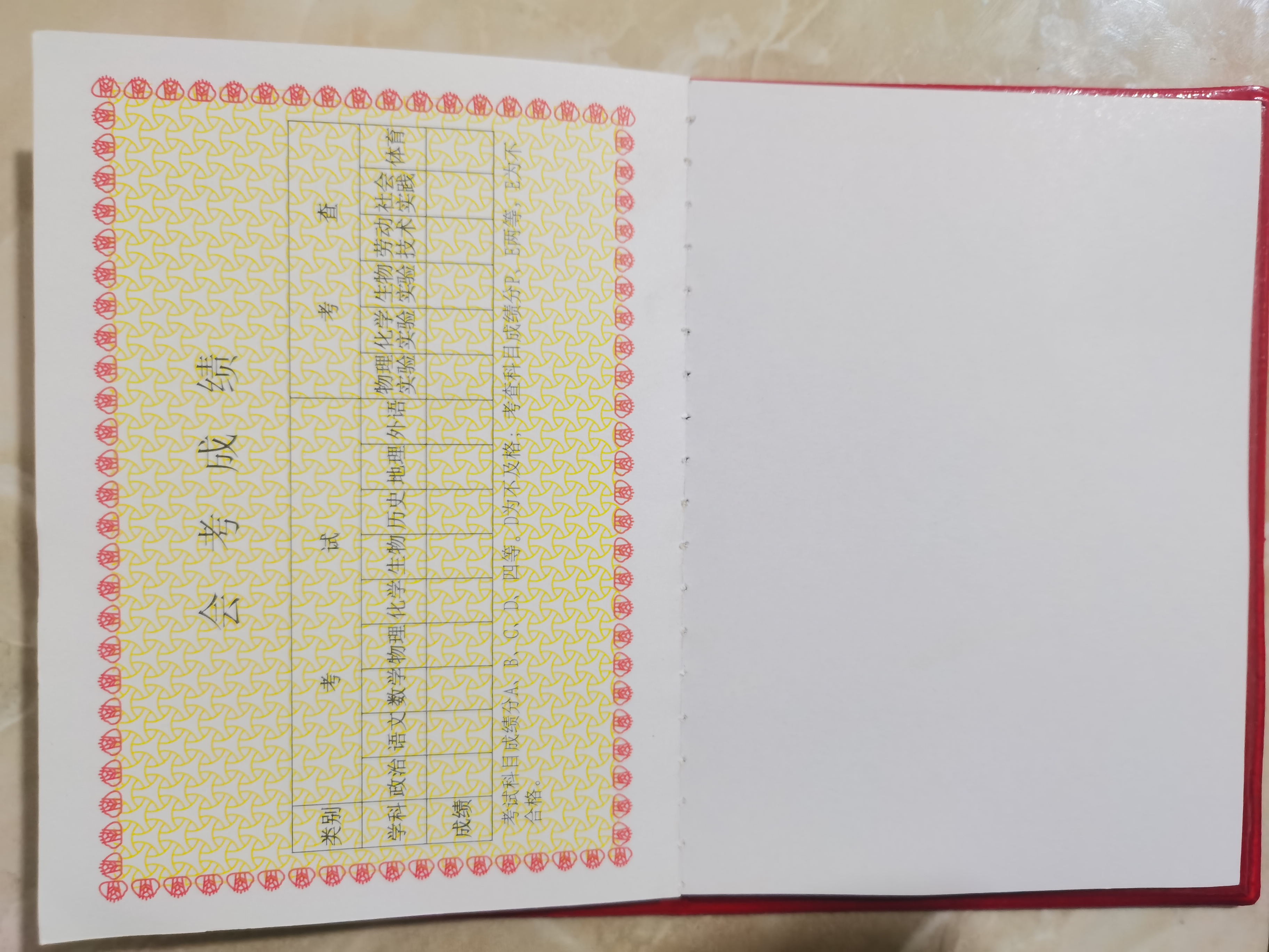 陜西1998老畢業(yè)證樣本圖片（陜西1998年高中畢業(yè)證畢字號(hào)）