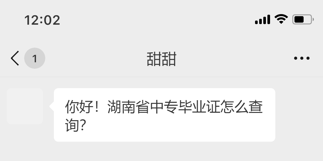 湖南省中專畢業證怎么查詢